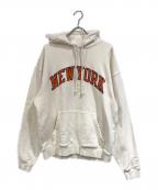 KITHキス）の古着「NEWYORK KNICSHOODIE」｜ホワイト