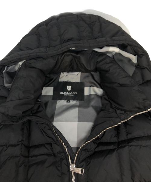 BLACK LABEL CRESTBRIDGE（ブラックレーベル クレストブリッジ）BLACK LABEL CRESTBRIDGE (ブラックレーベル クレストブリッジ) ダウンジャケット ブラック サイズ:Mの古着・服飾アイテム
