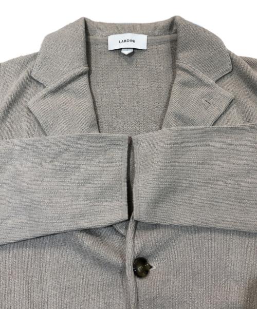 LARDINI（ラルディーニ）LARDINI (ラルディーニ) ニットジャケット ベージュ サイズ:SIZE XSの古着・服飾アイテム