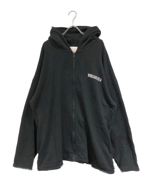WIND AND SEA（ウィンダンシー）WIND AND SEA (ウィンダンシー) ジップパーカー ブラック サイズ:SIZE XLの古着・服飾アイテム