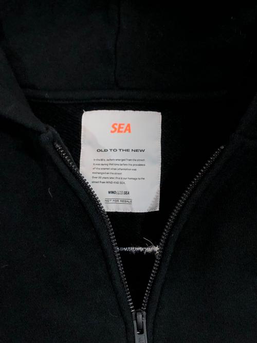 WIND AND SEA（ウィンダンシー）WIND AND SEA (ウィンダンシー) ジップパーカー ブラック サイズ:SIZE XLの古着・服飾アイテム