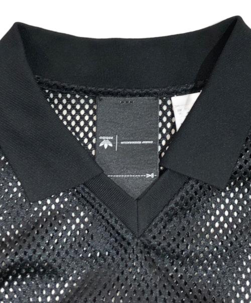 adidas（アディダス）adidas (アディダス) ALEXANDER WANG (アレキサンダー・ワン) メッシュゲームシャツ ブラック サイズ:SIZE Mの古着・服飾アイテム