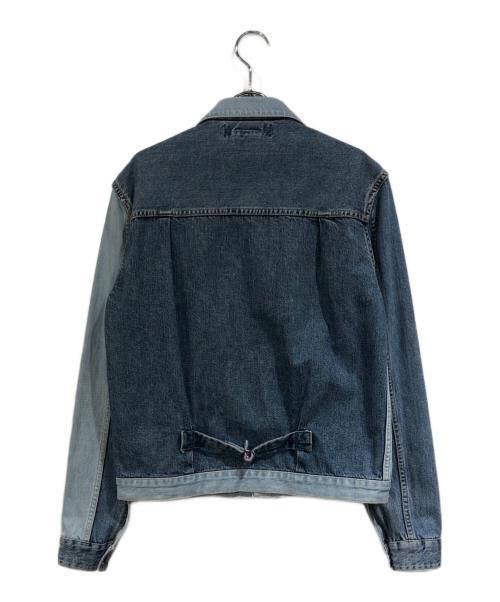REMI RELIEF（レミレリーフ）REMI RELIEF (レミレリーフ) 切替デニムジャケット ブルー サイズ:SIZE Sの古着・服飾アイテム