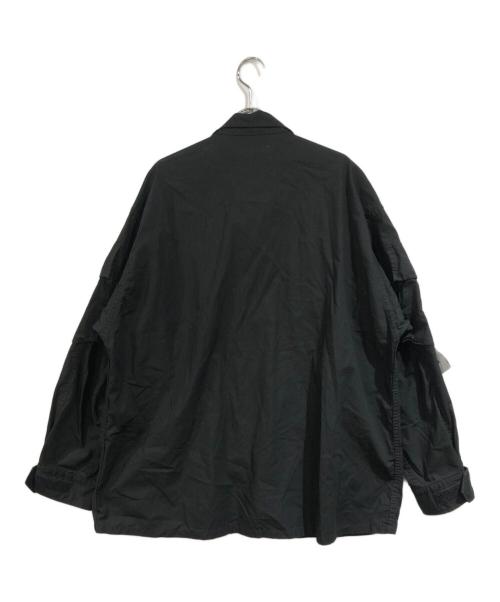 WTAPS（ダブルタップス）WTAPS (ダブルタップス) MODULAR LS SHIRT RIPSTOP ブラック サイズ:SIZE 03の古着・服飾アイテム