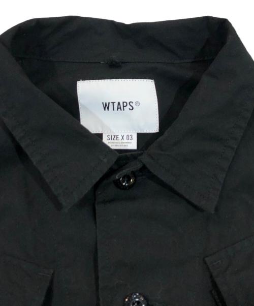 WTAPS（ダブルタップス）WTAPS (ダブルタップス) MODULAR LS SHIRT RIPSTOP ブラック サイズ:SIZE 03の古着・服飾アイテム