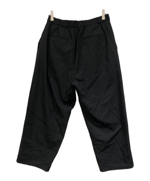 Graphpaper（グラフペーパー）Graphpaper (グラフペーパー) Scale Off Wool Wide Tapered Chef Pants ブラック サイズ:-の古着・服飾アイテム