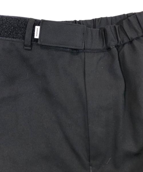 Graphpaper（グラフペーパー）Graphpaper (グラフペーパー) Scale Off Wool Wide Tapered Chef Pants ブラック サイズ:-の古着・服飾アイテム