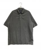teatoraテアトラ）の古着「CAPSULESNAP POLO SHIRT」｜グレー