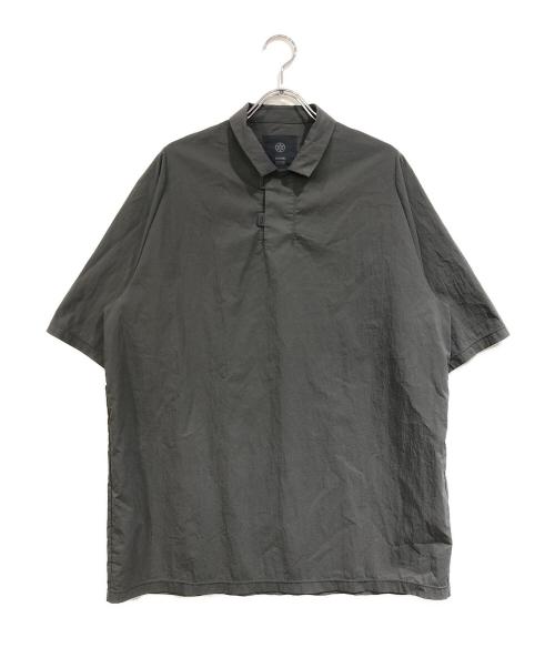 teatora（テアトラ）teatora (テアトラ) CAPSULESNAP POLO SHIRT グレー サイズ:SIZE 2の古着・服飾アイテム