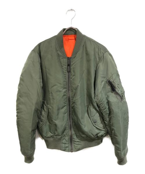 AVIREX（アヴィレックス）AVIREX (アヴィレックス) フライトジャケット カーキ サイズ:Mの古着・服飾アイテム