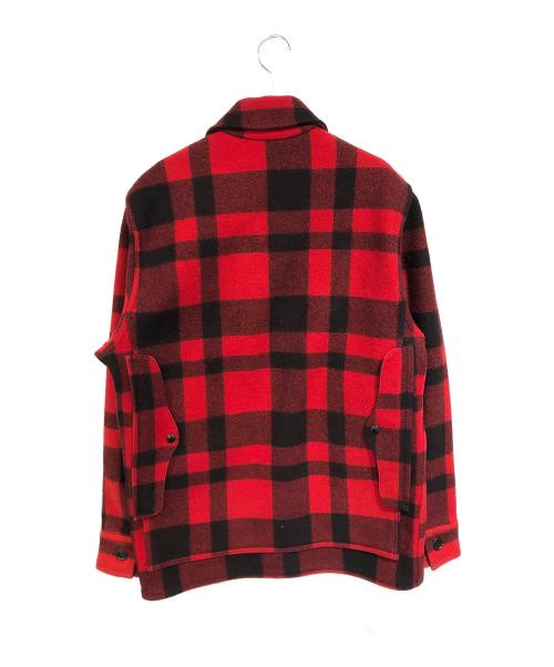 FILSON GARMENT（フィルソン ガーメント）FILSON GARMENT (フィルソン ガーメント) マッキーノクルーザージャケット レッド×ブラック サイズ:なしの古着・服飾アイテム