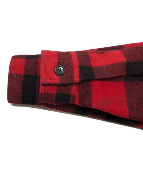 FILSON GARMENT（フィルソン ガーメント）FILSON GARMENT (フィルソン ガーメント) マッキーノクルーザージャケット レッド×ブラック サイズ:なしの古着・服飾アイテム