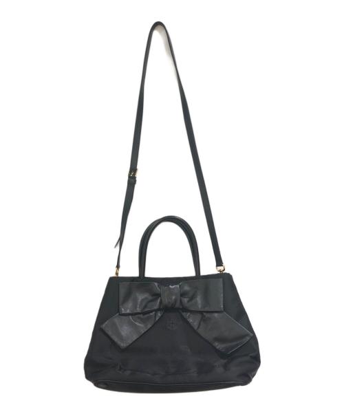 PRADA（プラダ）PRADA (プラダ) 2WAYハンドバッグ ブラックの古着・服飾アイテム