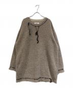 MM6 Maison Margielaエムエムシックスメゾンマルジェラ）の古着「フリースワンピース」｜ブラウン