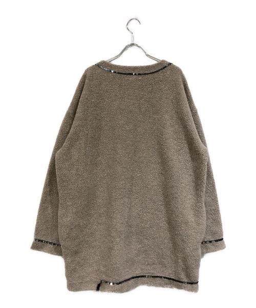 MM6 Maison Margiela（エムエムシックスメゾンマルジェラ）MM6 Maison Margiela (エムエムシックスメゾンマルジェラ) フリースワンピース ブラウン サイズ:SIZE Mの古着・服飾アイテム