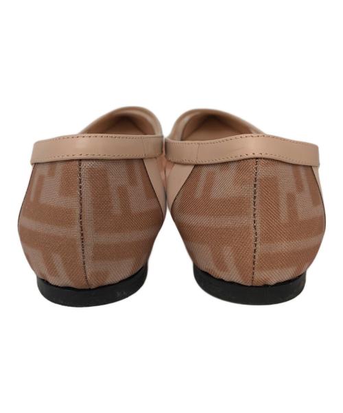FENDI（フェンディ）FENDI (フェンディ) メッシュフラットシューズ ベージュ サイズ:SIZE 36の古着・服飾アイテム