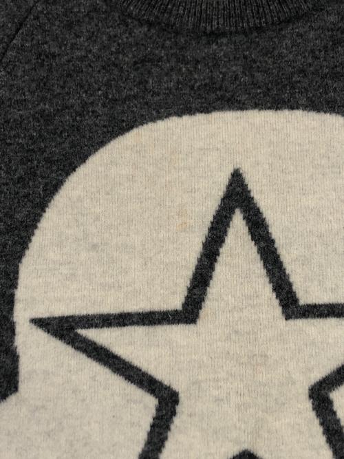 MONCLER（モンクレール）MONCLER (モンクレール) MAGLIONE TRICOT GIROCOLLO グレー サイズ:SIZE Lの古着・服飾アイテム