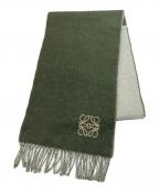 LOEWEロエベ）の古着「カシミヤブレンドマフラー」｜グリーン