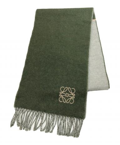 中古・古着通販】LOEWE (ロエベ) カシミヤブレンドマフラー グリーン