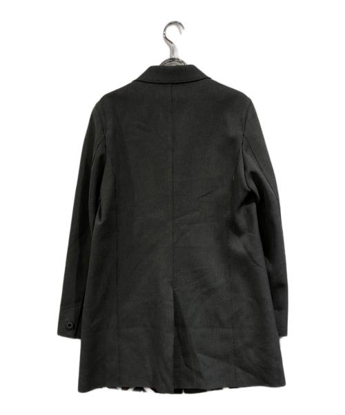 ISSEY MIYAKE（イッセイミヤケ）ISSEY MIYAKE (イッセイミヤケ) ボンディングロングジャケット グレー サイズ:SIZE 2の古着・服飾アイテム
