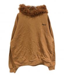 MARNI（マルニ）の古着「フェイクファーフードパーカー」｜ブラウン