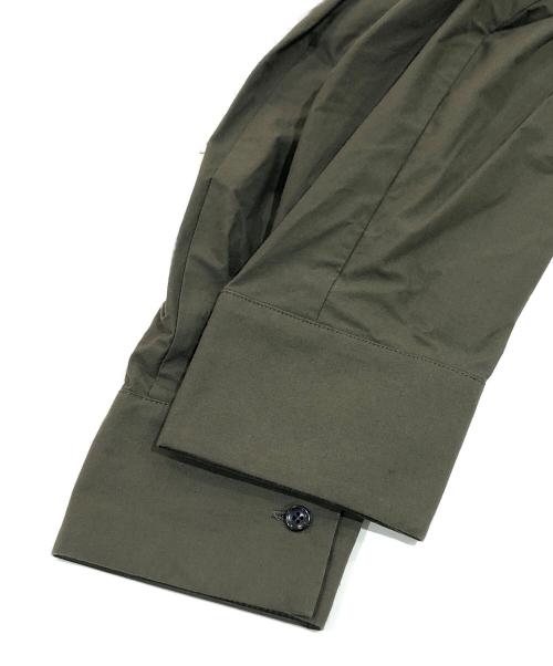 Rumche（ラムシェ）RUMCHE (ラムシェ) デザインワンピース グリーン×ネイビー サイズ:Freeの古着・服飾アイテム