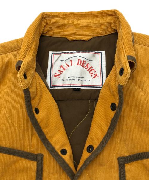 NATAL DESIGN（ネイタルデザイン）NATAL DESIGN (ネイタルデザイン) コーデュロイジャケット イエロー サイズ:Sの古着・服飾アイテム