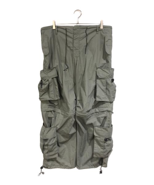 GS（ジーエス）GS (ジーエス) カーゴパンツ グリーン サイズ:Lの古着・服飾アイテム