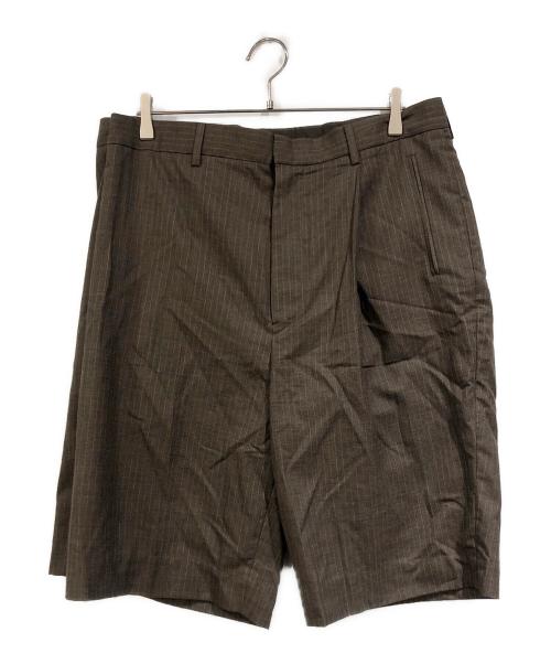 Hed Mayner（ヘド メイナー）Hed Mayner (ヘド メイナー) ストライプラップハーフパンツ ベージュ サイズ:SIZE Mの古着・服飾アイテム