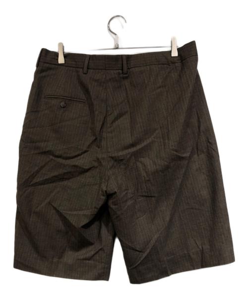 Hed Mayner（ヘド メイナー）Hed Mayner (ヘド メイナー) ストライプラップハーフパンツ ベージュ サイズ:SIZE Mの古着・服飾アイテム