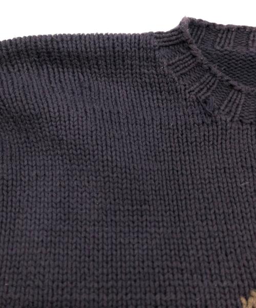 POLO RALPH LAUREN（ポロ・ラルフローレン）POLO RALPH LAUREN (ポロ・ラルフローレン) ポロベアニット ネイビー サイズ:Lの古着・服飾アイテム
