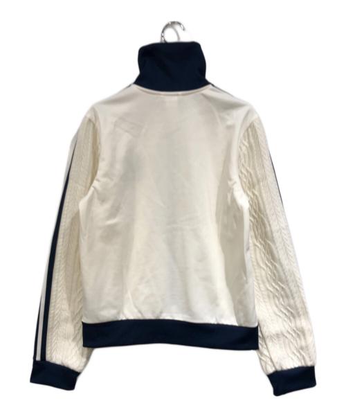 adidas（アディダス）adidas (アディダス) KNIT CLASSIC TRACK TOP ホワイト サイズ:SIZE Mの古着・服飾アイテム