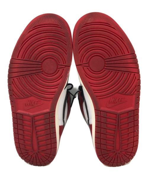 NIKE（ナイキ）NIKE (ナイキ) ハイカットスニーカー レッド×ブラック サイズ:SIZE 27.5cmの古着・服飾アイテム