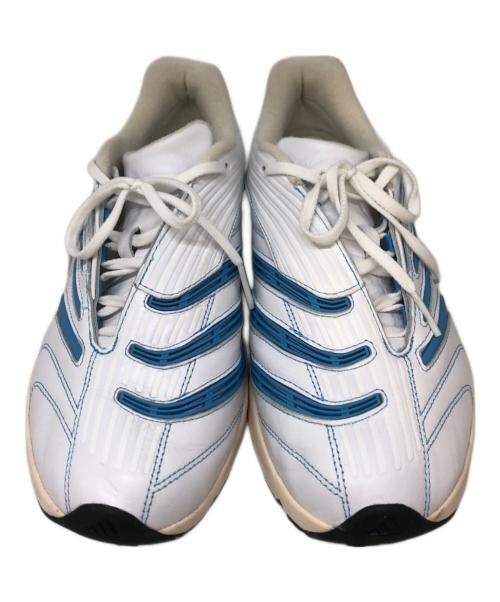 adidas（アディダス）adidas (アディダス) KITH (キス) ローカットスニーカー ホワイト×ブルー サイズ:SIZE 27cmの古着・服飾アイテム