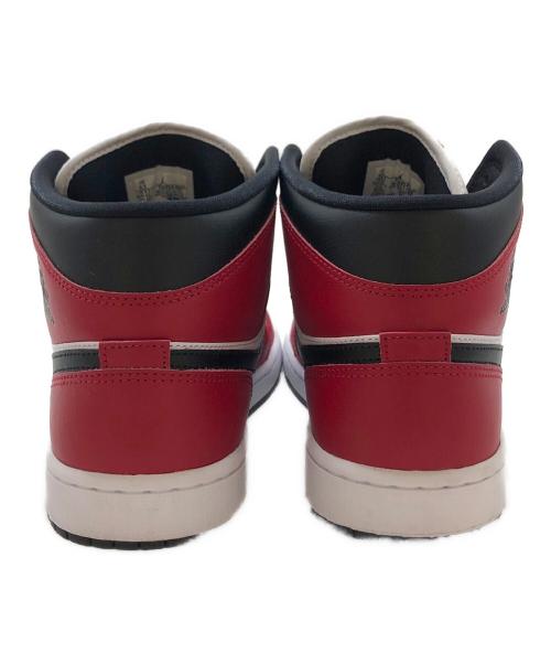 NIKE（ナイキ）NIKE (ナイキ) AIR JORDAN 1 MID ブラック×レッド サイズ:SIZE 27.5cmの古着・服飾アイテム