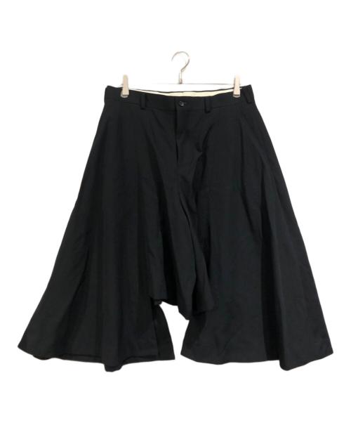 COMME des GARCONS HOMME（コムデギャルソン オム）COMME des GARCONS HOMME (コムデギャルソン オム) 変形サルエルショートパンツ ブラック サイズ:SIZE Lの古着・服飾アイテム