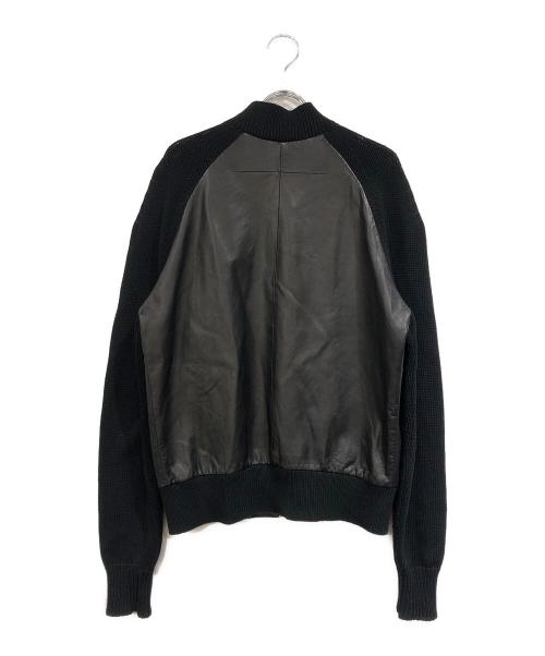 GIVENCHY（ジバンシィ）GIVENCHY (ジバンシィ) 切替レザージャケット ブラック サイズ:SIZE 44の古着・服飾アイテム