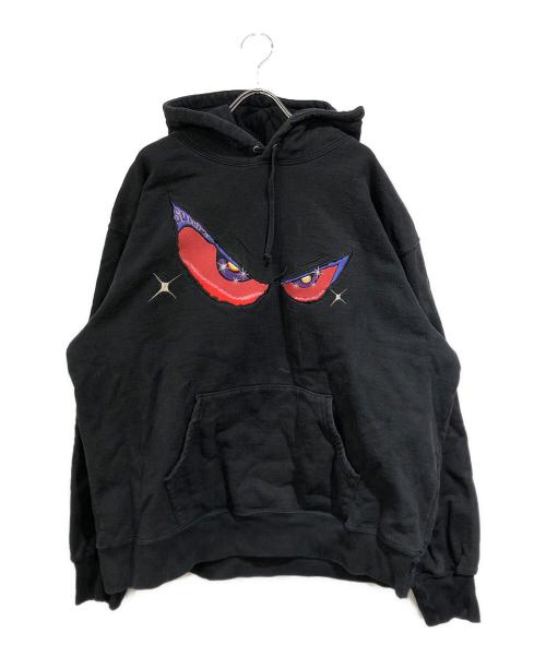 SUPREME（シュプリーム）Supreme (シュプリーム) Eyes Hooded Sweatshirt ブラック サイズ:XLの古着・服飾アイテム