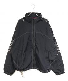 SUPREME（シュプリーム）の古着「Spellout Embroidered Track Jacket」｜ブラック