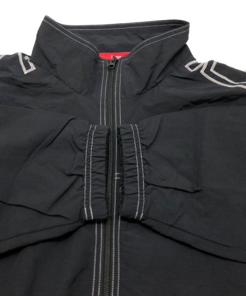 SUPREME（シュプリーム）Supreme (シュプリーム) Spellout Embroidered Track Jacket ブラック サイズ:Lの古着・服飾アイテム
