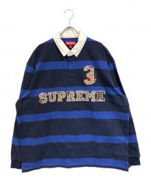 SUPREME（シュプリーム）の古着「Stripe Rugby FW25」｜ネイビー