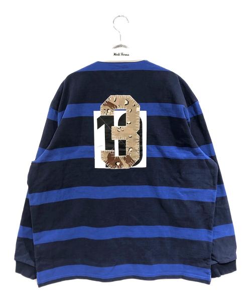 SUPREME（シュプリーム）Supreme (シュプリーム) Stripe Rugby FW25 ネイビー サイズ:XLの古着・服飾アイテム