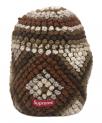 ）の古着「Textured knit Beanie」｜ブラウン