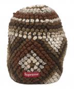 SUPREMEシュプリーム）の古着「Textured knit Beanie」｜ブラウン