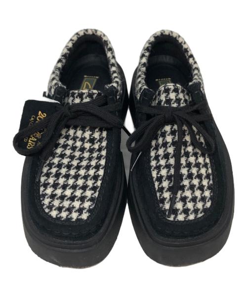 CLARKS（クラークス）CLARKS (クラークス) Harris Tweed (ハリスツイード) Torview/コラボシューズ ブラック サイズ:SIZE 23cmの古着・服飾アイテム