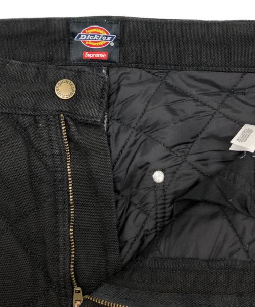 SUPREME（シュプリーム）SUPREME (シュプリーム) Dickies (ディッキーズ) Quilted Double Knee Painter Pant ブラック サイズ:30の古着・服飾アイテム
