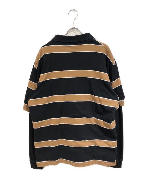 SUPREME（シュプリーム）Supreme (シュプリーム) Dickies (ディッキーズ) Thermal Polo ベージュ×ブラック サイズ:Mの古着・服飾アイテム