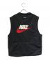 Supreme (シュプリーム) NIKE (ナイキ) REVERSIBLE NYLON SHERPA VEST ブラック サイズ:M：18000円