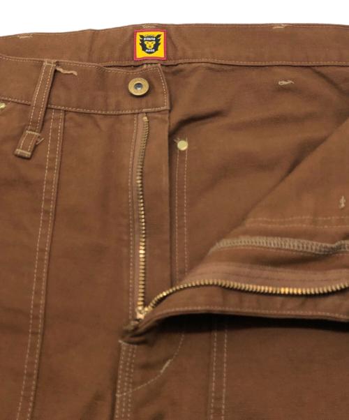 HUMAN MADE（ヒューマンメイド）HUMAN MADE (ヒューマンメイド) DOUBLE KNEE PANTS ベージュ サイズ:Lの古着・服飾アイテム