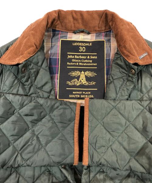 Barbour（バブアー）Barbour (バブアー) 30TH ANNIVERSARY CROPPED LIDDESDALE オリーブ サイズ:SIZE 38の古着・服飾アイテム
